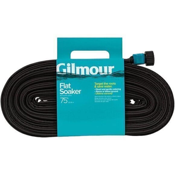 Gilmour 870751-1001 Flat Soaker Hose Clog Free‎ 75 ft NEW & SEALED - Picture 15 of 15